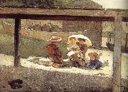 Winslow Homer To look after a child oil painting artist